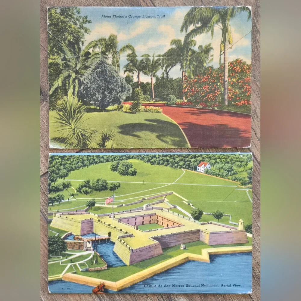 Lot of 36 Fabulous Vintage FLORIDA Postcards & Souvenir Booklets - Picture 7 of 7